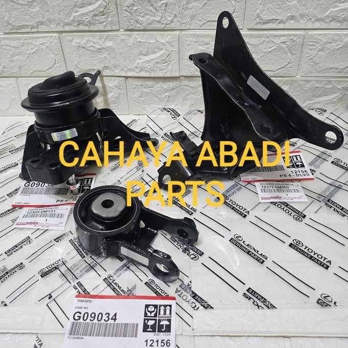 Engine mounting vios gen 2 yaris new vios matik set original 3 pcs