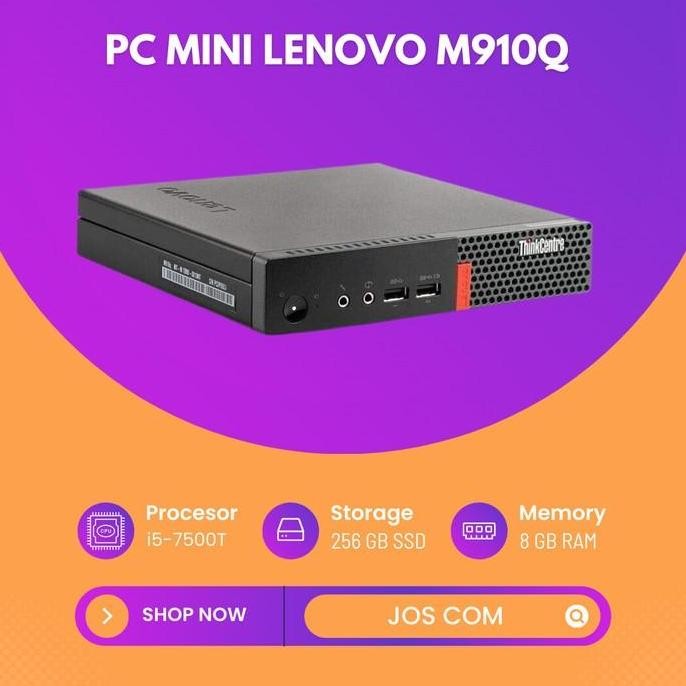 Pc Mini Lenovo M910Q/M710Q Core I5 Gen 7 Ram Varian Ssd Varian New Stok