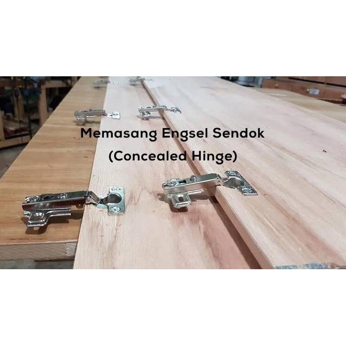 Mata Bor Engsel Sendok Set 5 pcs Hinge Boring Drill Forstener Bit TCT