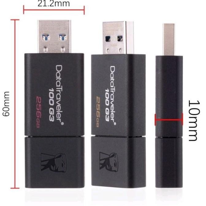 ready Baru FlashDisk Kingston DT100 G3 Data Traveler 16GB/32GB/64GB/128GB