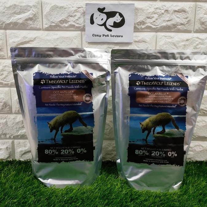 BEBAS ONGKIR - Dog Food Timberwolf Legend Ocean Blue / Makanan Anjing