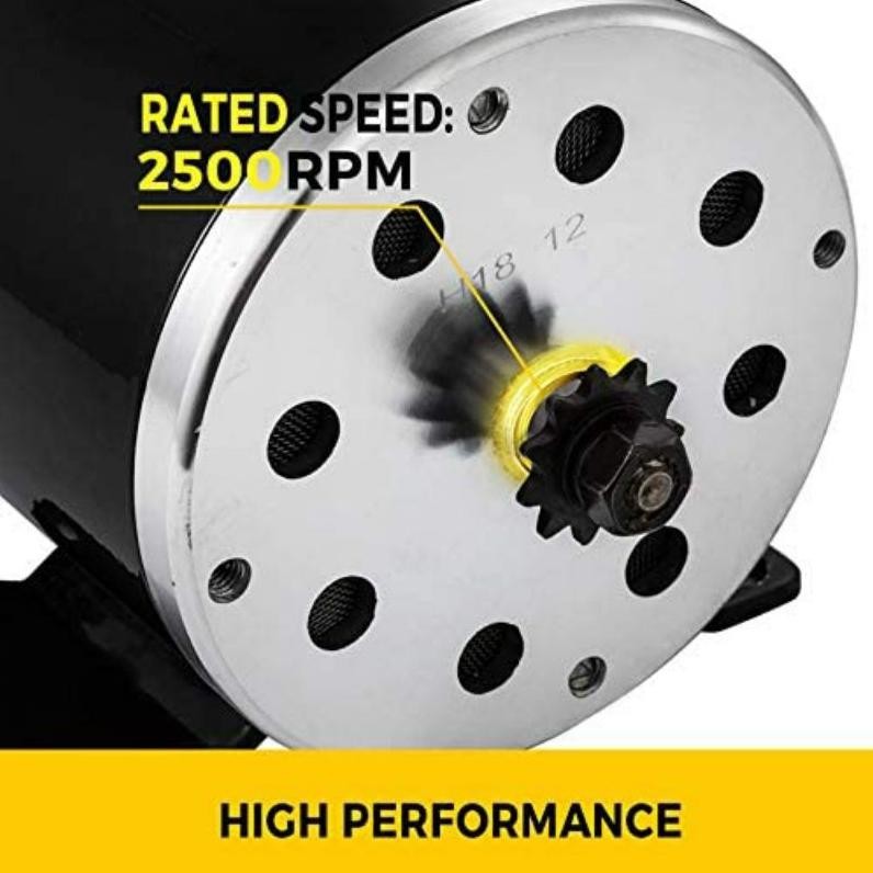 Premium Dinamo 36V 500W Brushed Dc Motor Trail Atv Elektrik 36 Volt 500 Watt Mr.Jackie S897 Sparepar