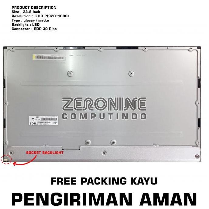 Lcd Led Lenovo Aio 520-24Iku 520-24Ikl All-In-One Pc ( Lcd Aio 23.8" ) New Stok