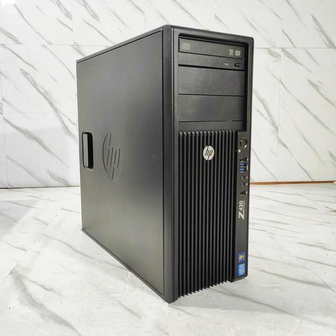 Pc Server Hp Z420 Workstation Intel Xeon E5 1620 Ram 16Gb Hdd 500Gb New Stok