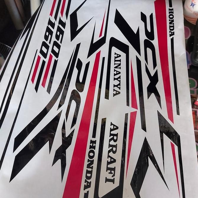 Cutting Sticker PCX 160 PUTIH PCX 150 PUTIH