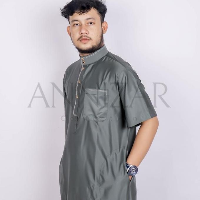 baru  Jubah Gamis Pria Lengan Pendek - Jubah Osman Lengan Pendek
