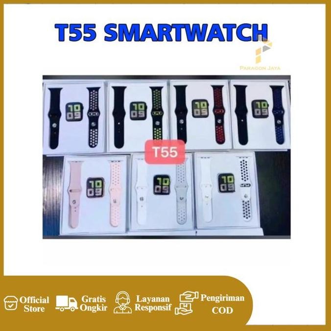 baru Jam Tangan Smartwatch T55 Smart Watch T55 Double Strap