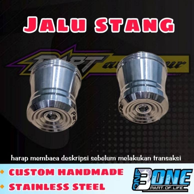 Jalu stenlis B one universal Jalu stang STAINLESS PCX satria Fu ninja handmade Jalu stang stainless 