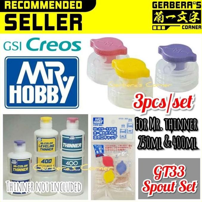 

restock !!! Spout Set for Mr. Thinner 250ml & 400ml GT33 Mr Hobby
