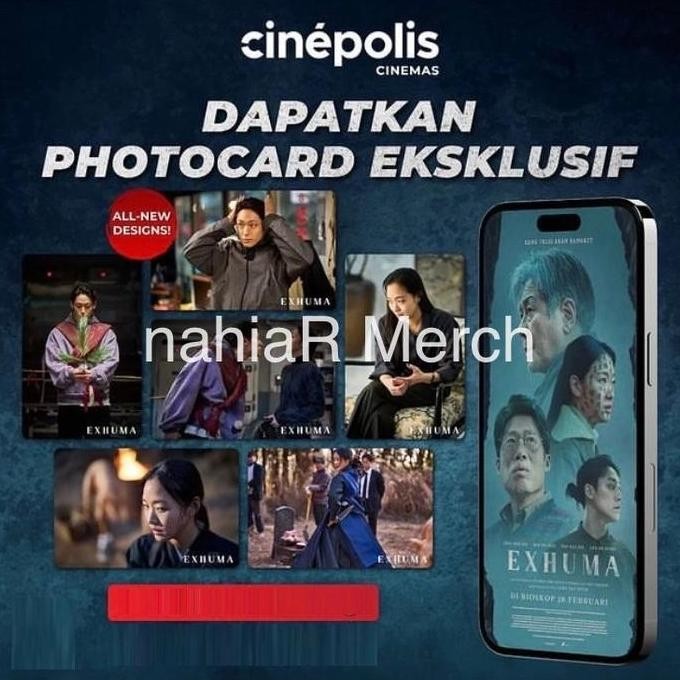 restock  Exhuma x Cinepolis Official Photocard Part 2