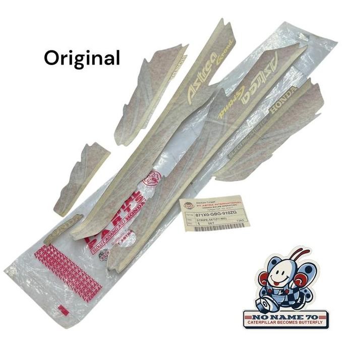 Striping Sticker Stiker Lis Body Honda Astrea Grand Original
