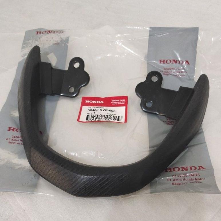 Behel begel pegangan Jok Belakang Honda Revo lama 2007 Lancip ORINAL Asli 50400-KVR-600