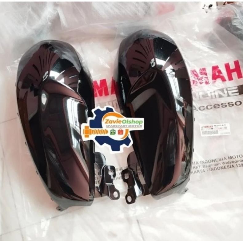 COVER TANGKI KANAN KIRI XSR155 XSR 155 HITAM GLOSSY ORINAL YGP