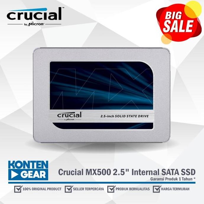 Crucial MX500 2TB / 1TB / 500GB / 250GB 2.5" Internal SATA SSD