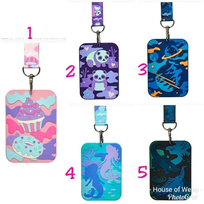 

READY SMIGGLE NOW YOU SEE ME BUS PASS LANYARD - GANTUNGAN SMIGGLE - NAME TAG NEW