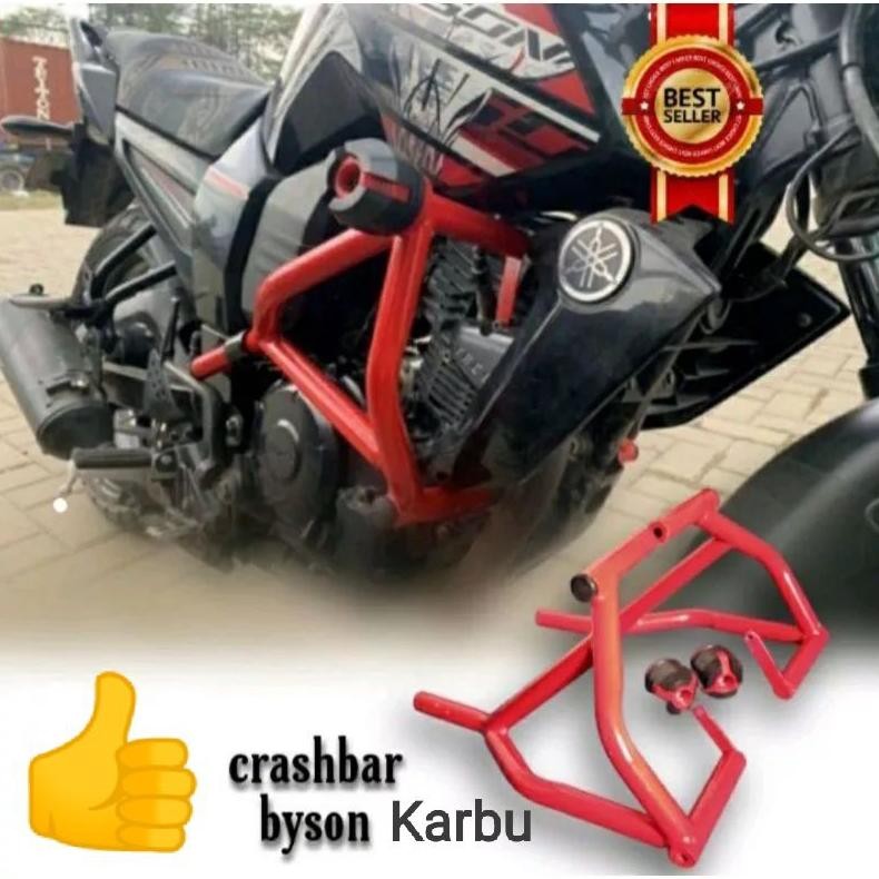 Tubular Byson Karbu Crashbar Yamaha Byson Carbu plus Jalu Slider Agna Tubular Byson Karburator