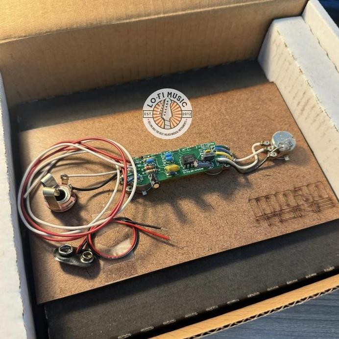 restock  Mojotone Music Man Clone 2-Band Bass Preamp 3 Knob Pre-Wired Kit