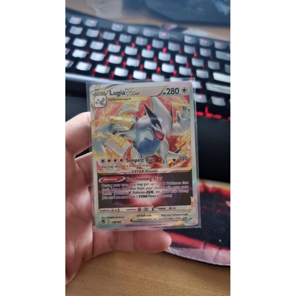 Lugia VSTAR - 139/195 - Ultra Rare Sword & Shield: Silver Tempest Sin