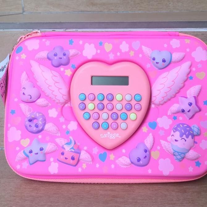 

Smiggle Hardtop Pencil Cases Calculator Love Girl Original Authetic Kualitas Original