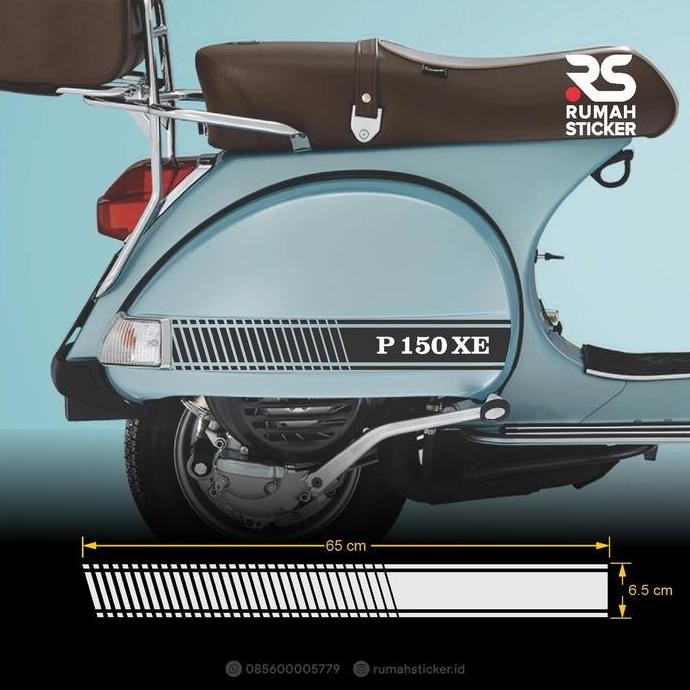 STIKER STICKER CUTTING STRIPING UNIVERSAL VESPA PX PS EXCEL 2 TAK