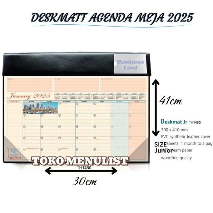 

READY Original Deskmatt Agenda Meja 2024 NEW