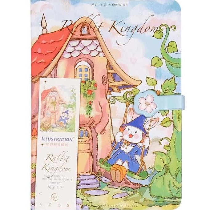 

READY Diary / Notebook RABBIT KINGDOM / Agenda Lucu Import NEW