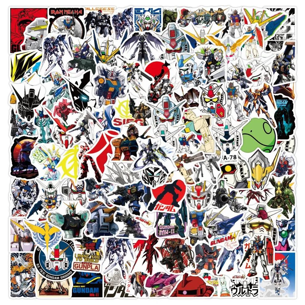 

10/30/50/100Pcs Anime Gundam Cartoon Stickers Diy Motorcycle Luggage Guitar Skateboard Cool Graffiti Classic Kid Sticker Decal