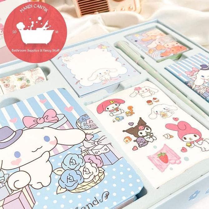 

READY Paket jurnal 7 in 1 kelinci putih pink Alat Sekolah NEW