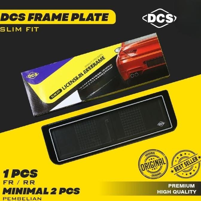 DUDUKAN PLAT NOMOR MOBIL / COVER TATAKAN TEMPAT PLAT AKRILIK MIKA DCS