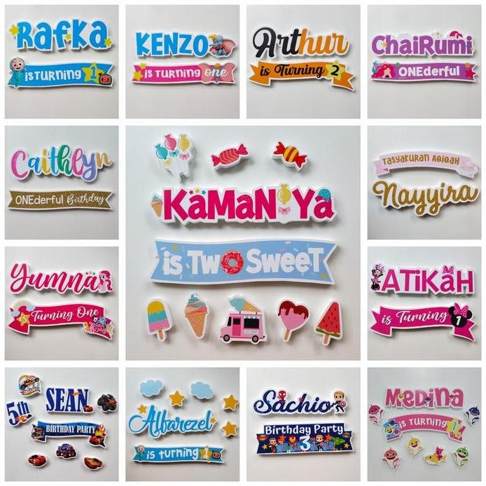 TULISAN DEKORASI BACKDROP | TULISAN NAMA BACKDROP | PAPAN NAMA