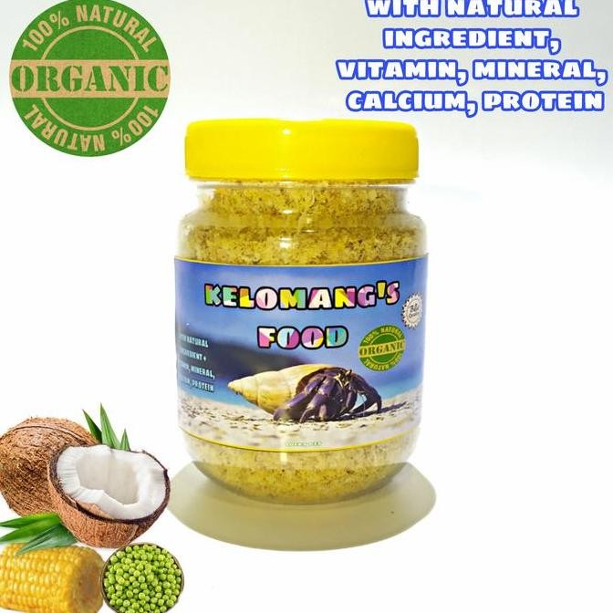 ready 120 GR KELOMANG'S FOOD makanan kelomang darat keong kumang umang umang