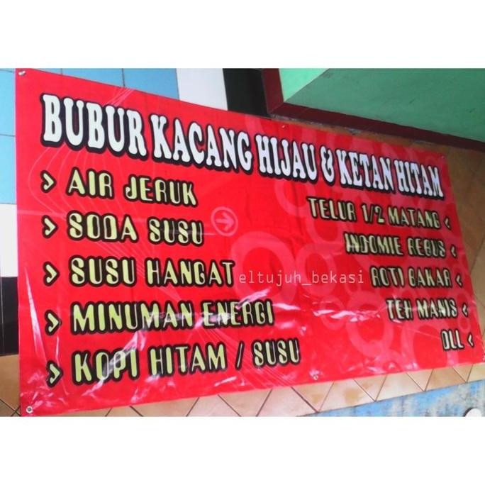 SPANDUK BANNER KIOS TOKO WARUNG - 440gsm