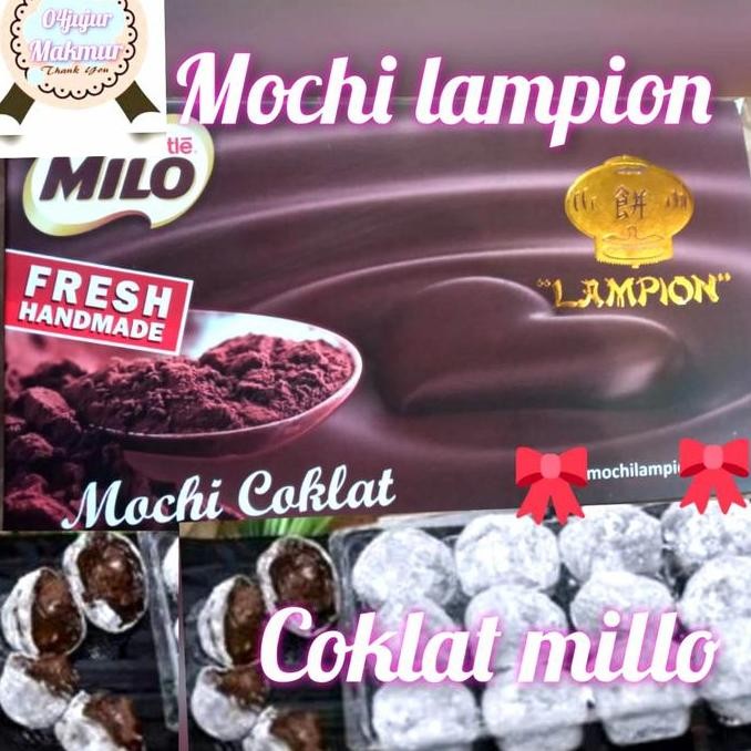 

mochi lampion sukabumi, coklat milo