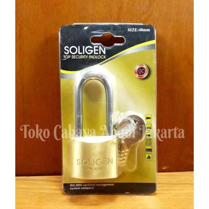 Gembok Soligen 40L/ Gembok Soligen 40 L/ Gembok Soligen 40 Panjang