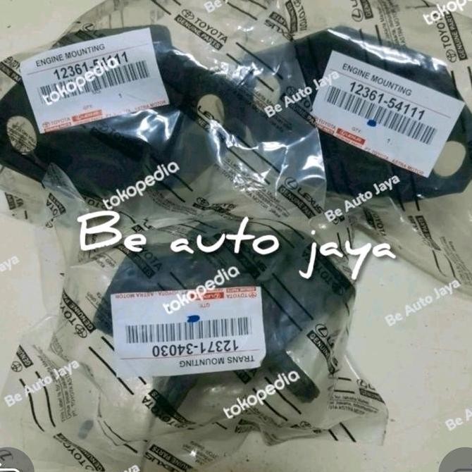 engine mounting 3set transmisi toyota kijang krista diesel orinal