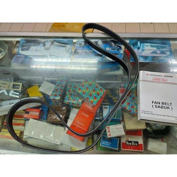 AL - FAN BELT ALTERNATOR PAJERO BENSIN V43 TH1994 SD TH1998 3CC