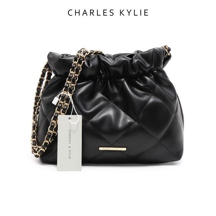 baru CHARLES KYLIE - Tas Wanita Kylie / Shoulder Bag Wanita / Tas Bahu kekinian fashion import / Sho