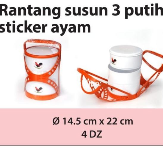 Rantang Ayam / Rantang Ayam Susun 3 Ready