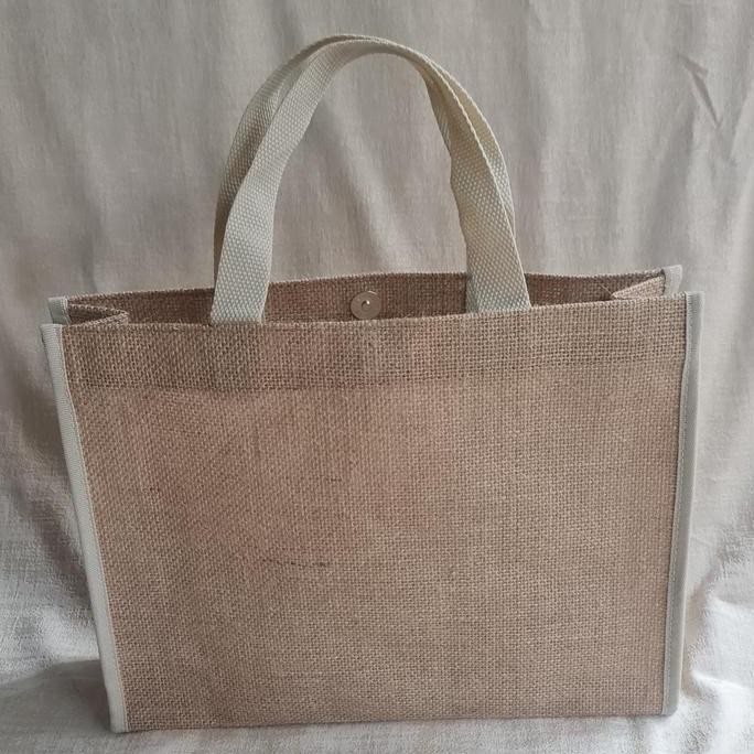 baru Tote Bag Goni Polos Magnet