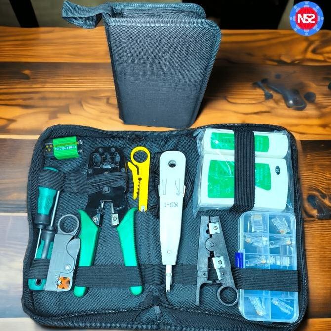 tools set lan crimping rj 45 utp ftp cable / crimping tool set