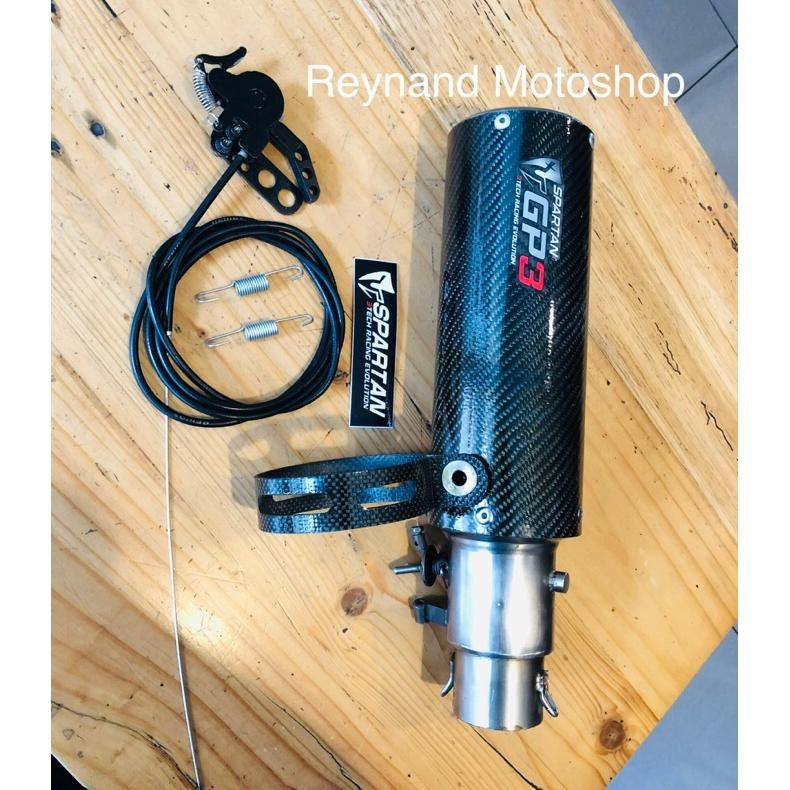 Premium Knalpot 3 Suara Tridente F19 Carbon Tridente f23 Tridente f20 Ori 3tech Tridente