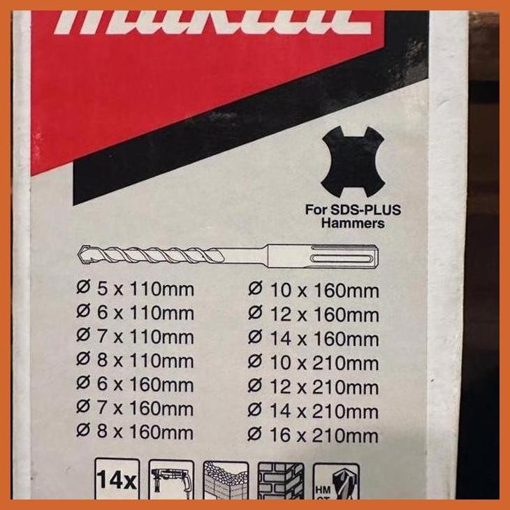 SALE MATA BOR SDS PLUS MAKITA SET D-71956 ( PERTUKANGAN / POWER TOOLS )PRIVASI AMAN