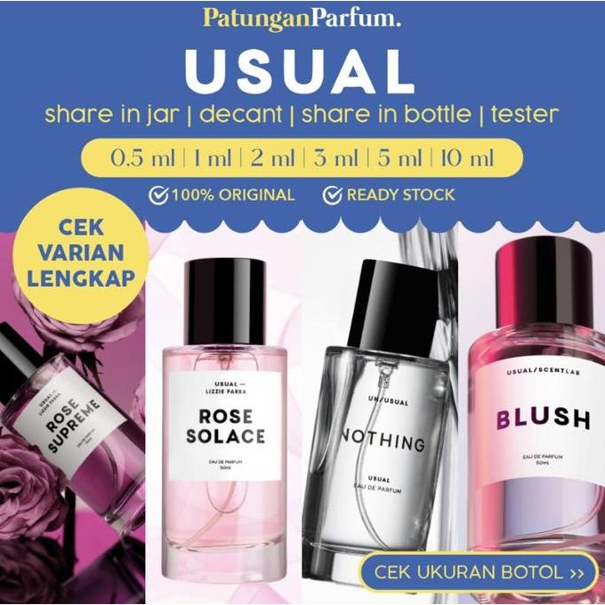 Decant USUAL/SCENTLAB - Rose Solace & Rose Supreme, Nothing, Blush