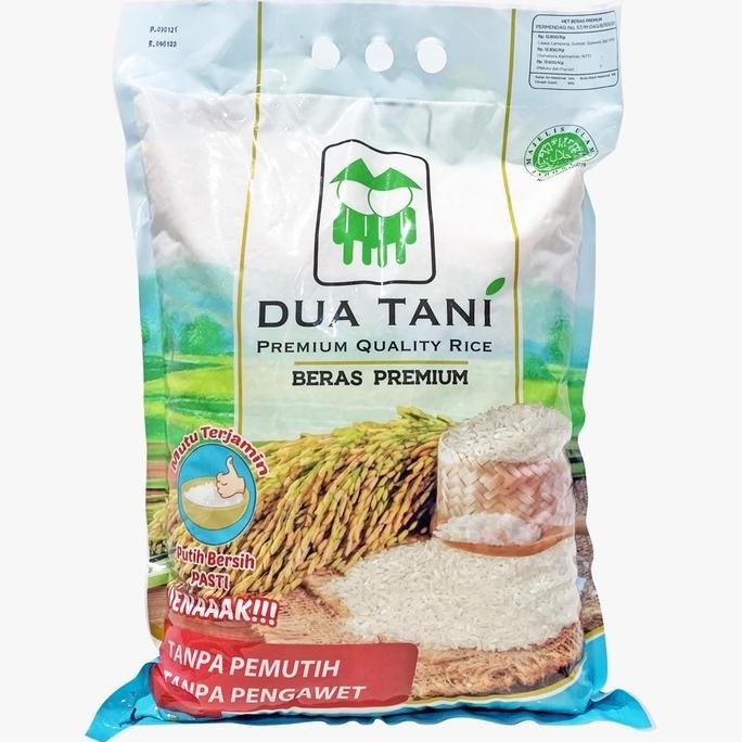 

Beras Super Platinum Dua Tani 5Kg Halal-Pasti Pulen Bahan Food Kualitas Terbaik Harga Termurah