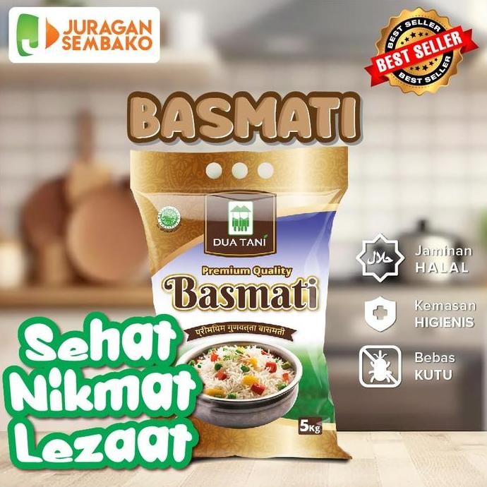 

Beras Kesehatan Basmati 5Kg Kualitas Terbaik Harga Termurah