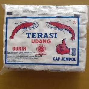 

Terasi Udang Cap Jempol 1 Pack ( Isi 50 Sachet = 500 Gram )