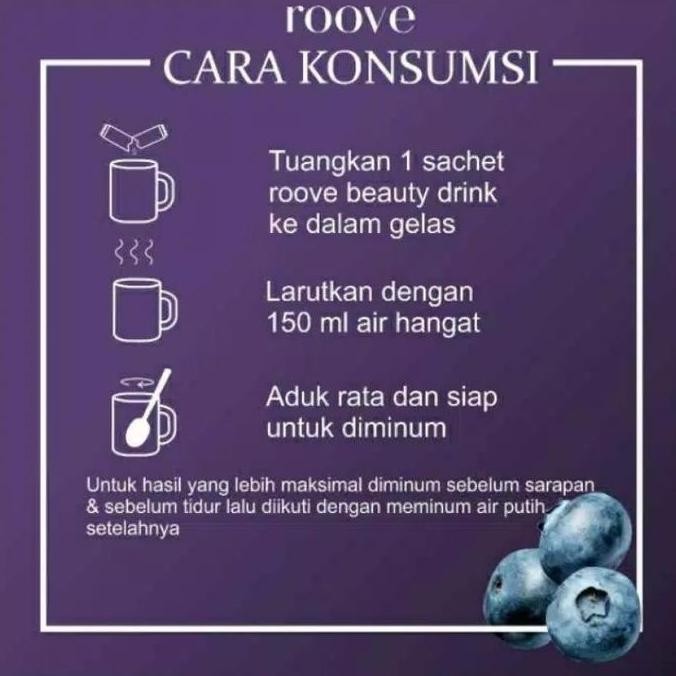 100% Ori Roove Collagen Beauty Drink Minuman Colagen Kolagen Asli