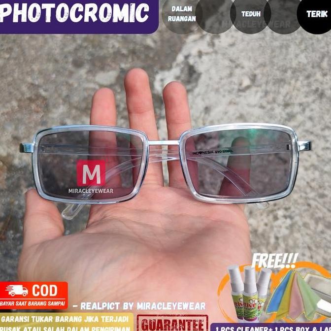 KACAMATA SAFETY APD ANTI VIRUS / DEBU LENSA PHOTOCROMIC / BLUERAY