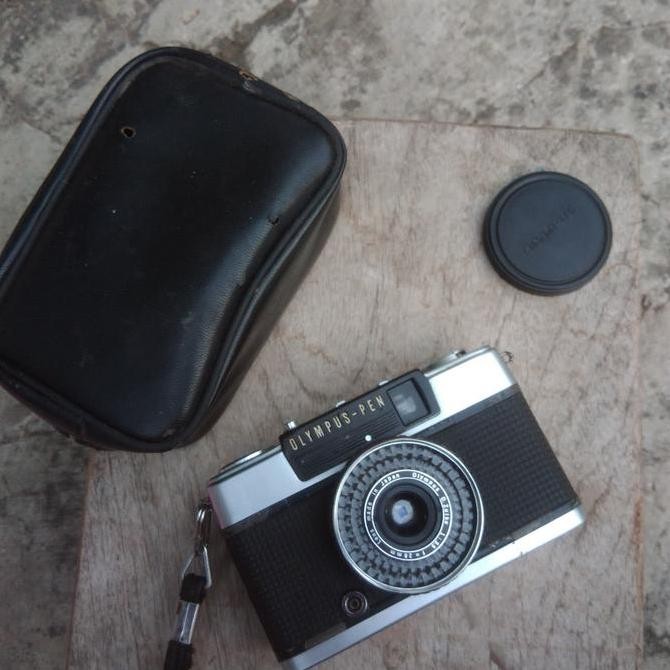 Kamera Analog Olympus Pen EE 2 Halfframe Rare Jadul Vintage