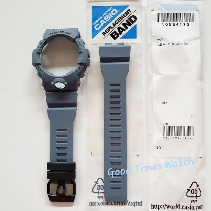 PAKET STRAP BEZEL G-SHOCK GBA-800UC-2A GBA 800UC GBA 800 ORIGINAL